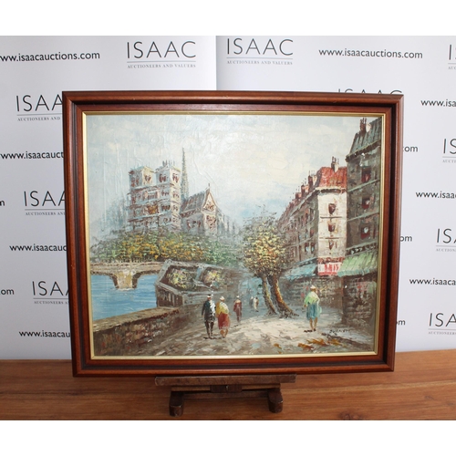 167 - Framed Painting Oil On Canvas
70cm Wide
60cm Height
Signature Shown In Pictures
Collection Only