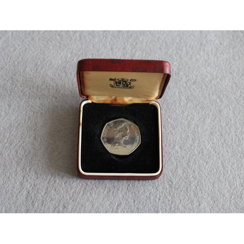 400 - Royal Mint 1973 50 Pence Coin Boxed