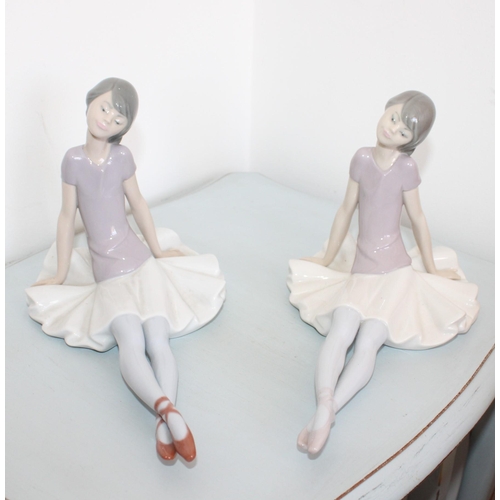 89 - Two Lladro Figurines 
Length-25cm
Collection Only