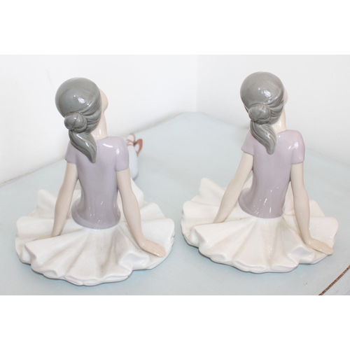 89 - Two Lladro Figurines 
Length-25cm
Collection Only