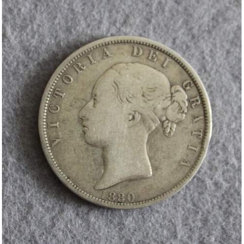 243 - 1880 Victoria Half Crown