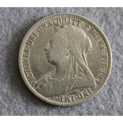 247 - 1899 Queen Victoria Florin