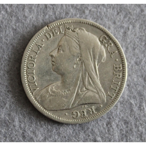 250 - 1901 Queen Victoria Half Crown