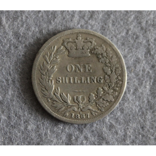 254 - 1867 Victoria Shilling