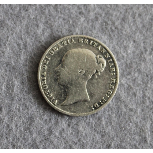 256 - 1859 Victoria Sixpence