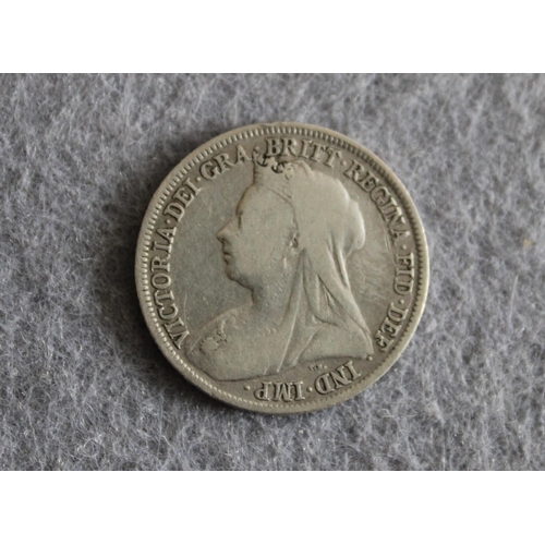 257 - 1895 Queen Victoria Shilling