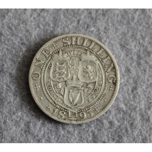 257 - 1895 Queen Victoria Shilling