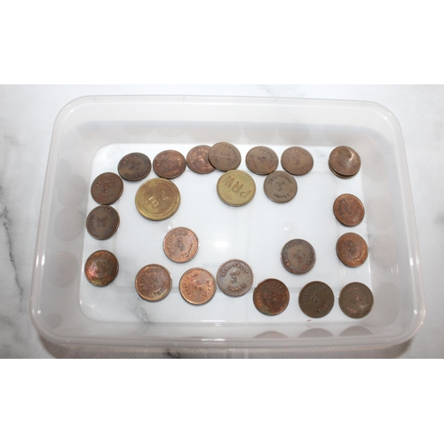 270 - Quantity of Vintage Token Coins
