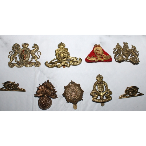 203 - Nine Various Military Badges