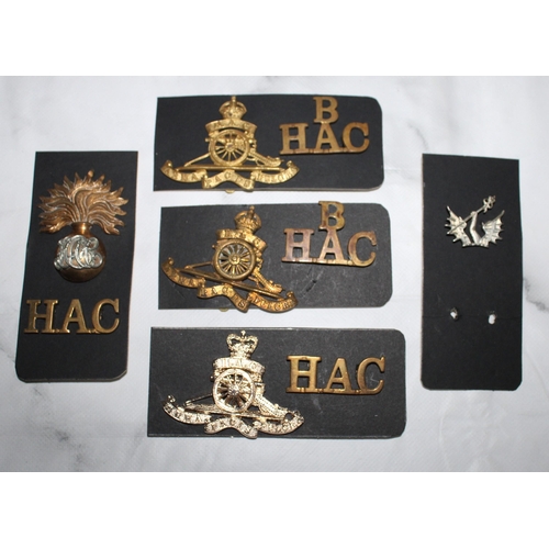 192 - Nine HAC Regiment Badges