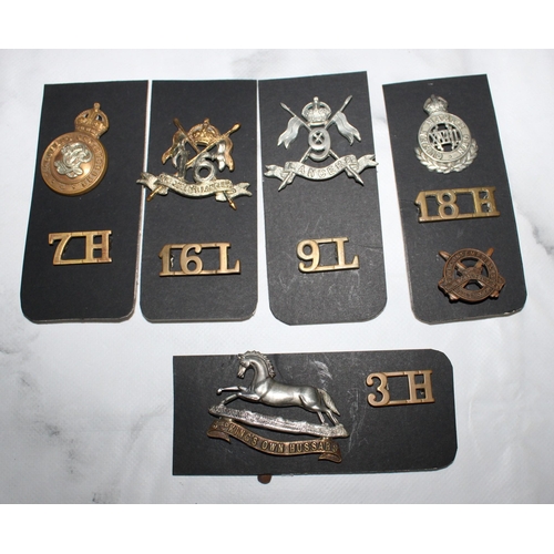 193 - Ten Hussars and Lancers Badges