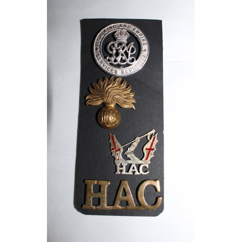 194 - Four HAC Badges including Silver War Badge