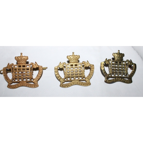 195 - Three Royal Hussars Cap Badges