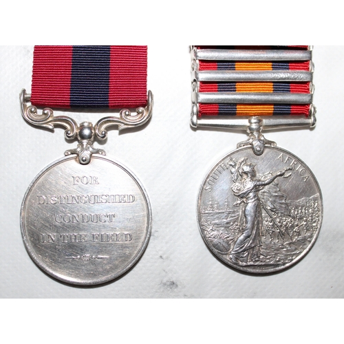 23 - DCM & Queens South Africa Medal with 8 Clasps

DCM inscribed 9033 SERJT S. CHILVERS. 1ST RIFLE BDE.
... 