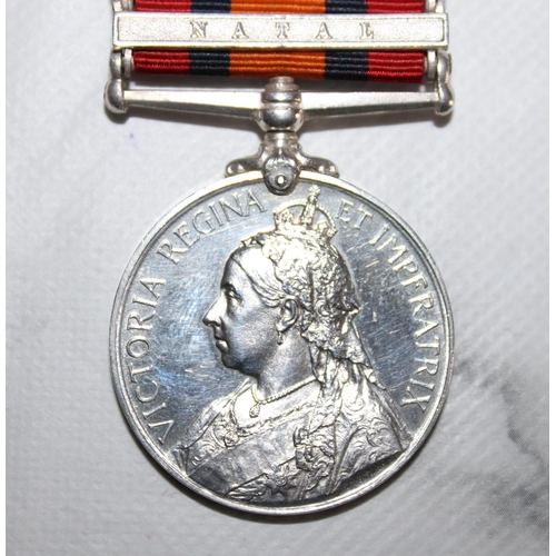 33 - Queens South Africa Medal with 2 Bars - DURHAM L.I.

Medal named to 849 PTE R. COCKBURN DURHAM.L.I.