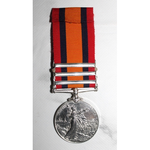 37 - Queens South Africa Medal with 3 Bars - 18th HUSSARS

Medal named to 4402 PTE P CAHILL 18TH HUSSARS