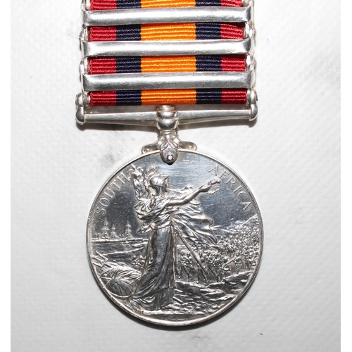 40 - Queens South Africa Medal with 5 Bars - 42ND COY (HERTS) I.Y.

Medal named to 33335 PTE G. JEFFREY. ... 