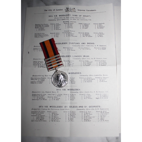 42 - Queens South Africa Medal with 4 Bars - C.I.V.

Medal named to 114 PTE A. G. HERTEL. C.I.V.