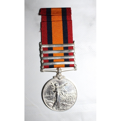 42 - Queens South Africa Medal with 4 Bars - C.I.V.

Medal named to 114 PTE A. G. HERTEL. C.I.V.