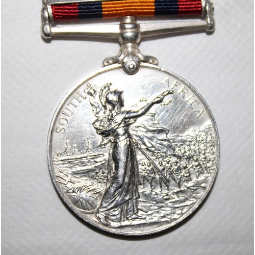 42 - Queens South Africa Medal with 4 Bars - C.I.V.

Medal named to 114 PTE A. G. HERTEL. C.I.V.