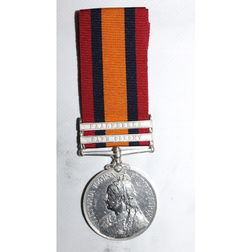 43 - Queens South Africa Medal with 2 Bars - C.I.V. 

Medal named to 1161 PTE. T.J. JOHNSON. C.I.V.