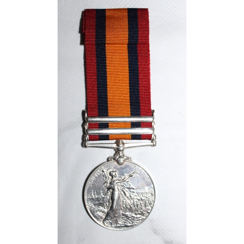 43 - Queens South Africa Medal with 2 Bars - C.I.V. 

Medal named to 1161 PTE. T.J. JOHNSON. C.I.V.