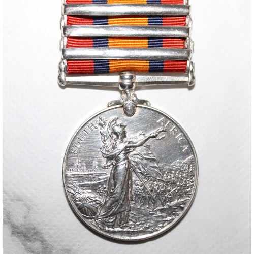 47 - Queens South Africa Medal with 3 Bars - C.I.V.

Medal named to D80 PTE E.A. MCKECHNIE. C.I.V.