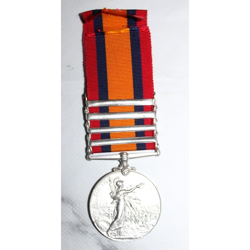 48 - Queens South Africa Medal with 4 Bars - C.I.V. 

Medal named to 760 PTE.C.H.CUTTING. C.I.V.