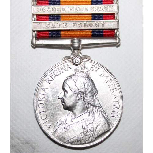 48 - Queens South Africa Medal with 4 Bars - C.I.V. 

Medal named to 760 PTE.C.H.CUTTING. C.I.V.