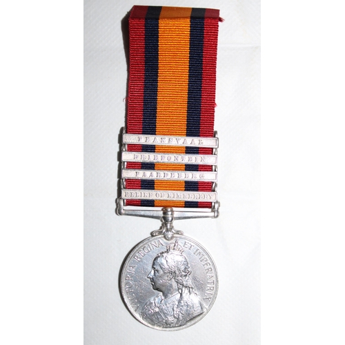 51 - Queens South Africa Medal with 4 Bars - R.H.A.

Medal named to 73686 DVR.C.W. NEWTON. U BTY, R.H.A.