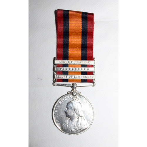 52 - Queens South Africa Medal with 3 Bars - R.H.A.

Medal named to 529 CPL E. FULLERTON. Q.B. R.H.A.