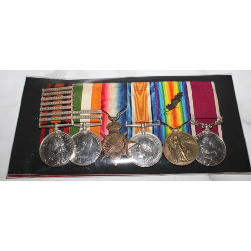 22 - Queens South Africa Medal Group of 6 - SGT/CAPT GENTRY

Queens South Africa Medal
Kings South Africa... 