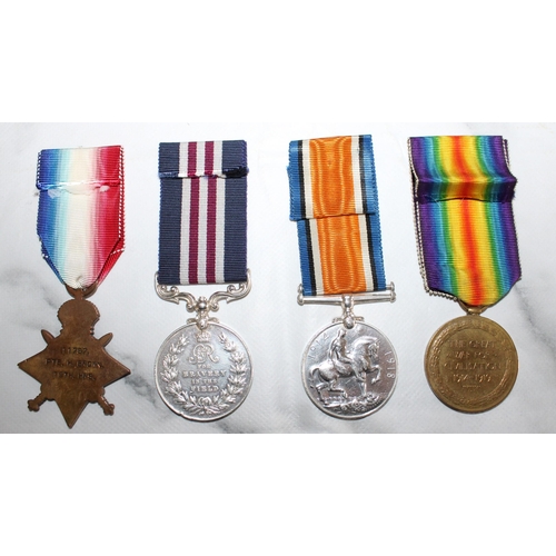 68 - George V Military Medal Group of 4 - H.Brown - 19TH HUSSARS

All medals named to 11787 PTE. H. BROWN... 