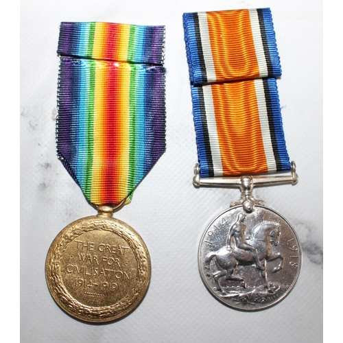 85 - WWI Victory and British War Medal Pair - Bellchambers - HAC

7390 CPL.C. BELLCHAMBERS. H.A.C-INF-