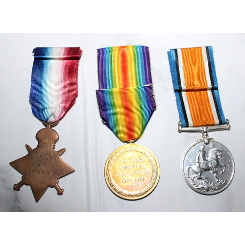 89 - WWI 1914-15 Trio of Medals - Tanner - 14th Hussars

5889 PTE H.TANNER. 14TH HRS.