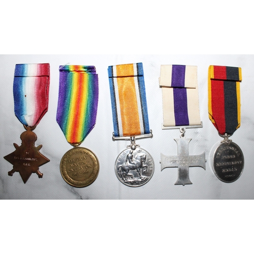 92 - Military Cross Group of 5 to CAPTAIN H.H.H WALSHE H.A.C.

CAPTAIN.H.H.H.WALSHE 9TH BRIGADE R.F.A. 19... 