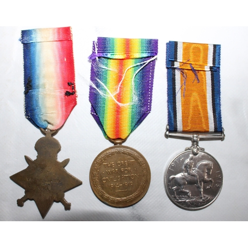 102 - WWI 1914 Star with Bar Trio of Medals - Hales - R.H.A. 

31171 GNR R.W.C.HALES. R.H.A.