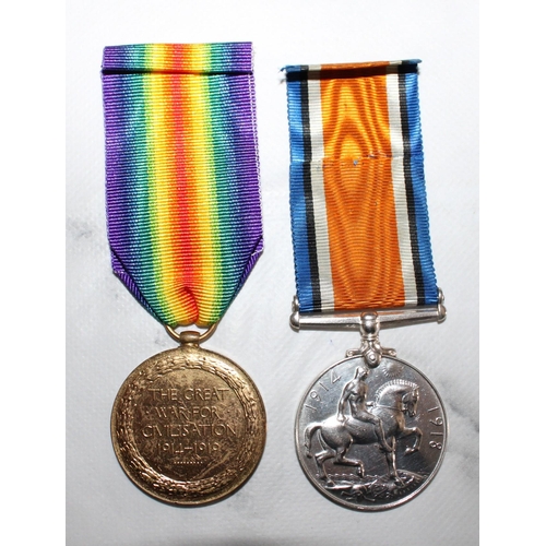 113 - WWI Victory and British War Medal  - Jeaffreson

2.LIEUT.N.H JEAFFRESON