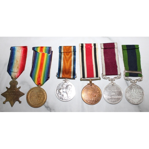 125 - WWI 1914-15 Star Group of 6 Medals - Newport - 21st Lancers

L-2344 PTEA.J. NEWPORT.21-LRS