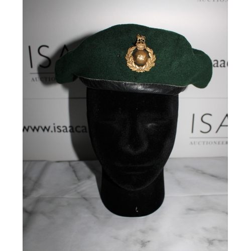 208 - Royal Marines Beret with Cap Badge - Size 59