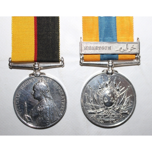 Sudan Medal Pair - CAPT W. DOYNE - 21st Lancers CAPT.W.M. DOYNE. 21/LANCERS