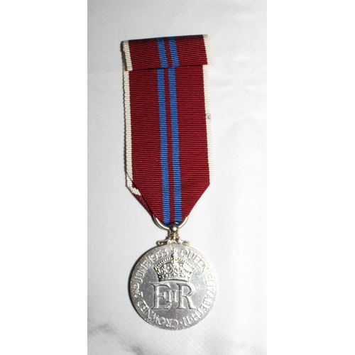 138 - 1953 Coronation Medal and Ribbon - Un-named as Issued