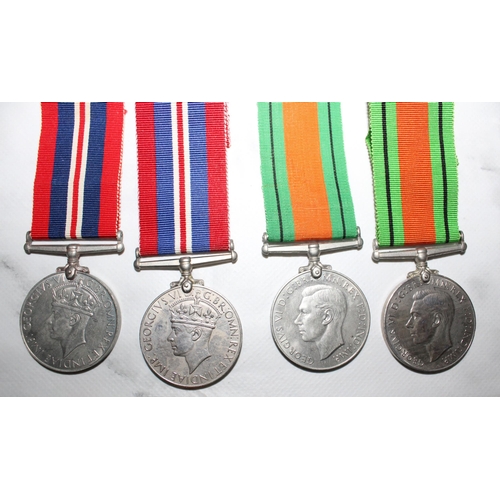 139 - Quantity of WWII Medals  - All Unnamed as Issued

2 x British War Medals
4 x Defence Medals
1 x Indi... 