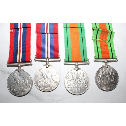 139 - Quantity of WWII Medals  - All Unnamed as Issued

2 x British War Medals
4 x Defence Medals
1 x Indi... 