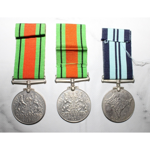 139 - Quantity of WWII Medals  - All Unnamed as Issued

2 x British War Medals
4 x Defence Medals
1 x Indi... 