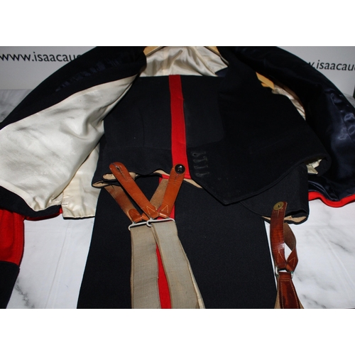 210 - ERII SGT and Warrant Officers Mess Dress Inc Jacket, Waist Coat, Trousers and Bow Tie