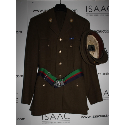 218 - Royal Army Dental Corps RADC Service Dress Jacket, Belt and Cap