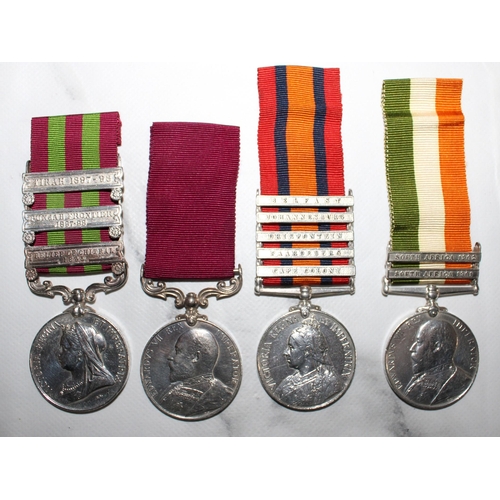 2 - India 1895-1902 Medal Group of 4

India Medal Clasps

TIRAH  TIRAH 1897-98
PUNJAB FRONTIER 1897-98
R... 