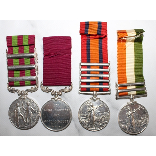 2 - India 1895-1902 Medal Group of 4

India Medal Clasps

TIRAH  TIRAH 1897-98
PUNJAB FRONTIER 1897-98
R... 