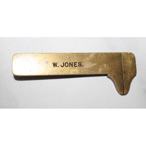 572 - W . Jones Brass Small Measuring Instrument